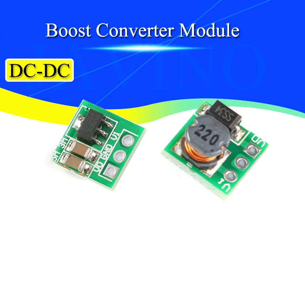 2Pcs 0.9-5V A 5V Dc-Dc Step Up Modulo Di Alimentazione Tensione Boost Converter Board 1.5V 1.8V 2.5V 3V 3.3V 3.7V 4.2V A 5V