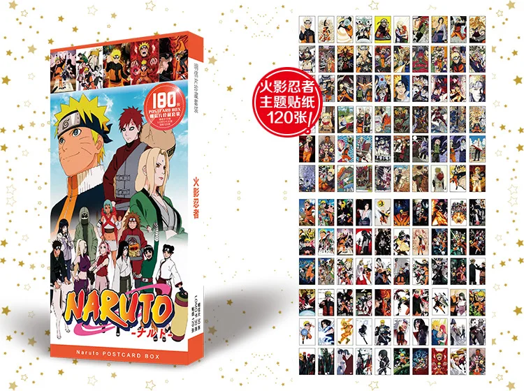 Аниме Наруто Boruto Uzumaki Uchiha Itachi Sasuke Fanart открытка наклейка Artbook брошюра подарок Косплей Книга Набор