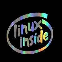 Personality LINUX INSIDE Stickers and Decals Vinyl Car...