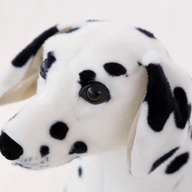Peluche chien dalmatien en peluche, jouet de simulation d'angidog, animaux en peluche – Image 5