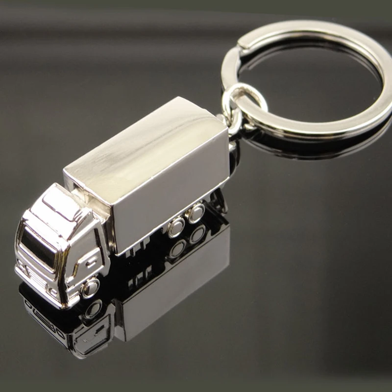 

Cute Mini Metal Truck Key Ring Three-dimensional Lorry Car Keychain for Men Women Fashion Accessory Personalized Gift FPJYS59