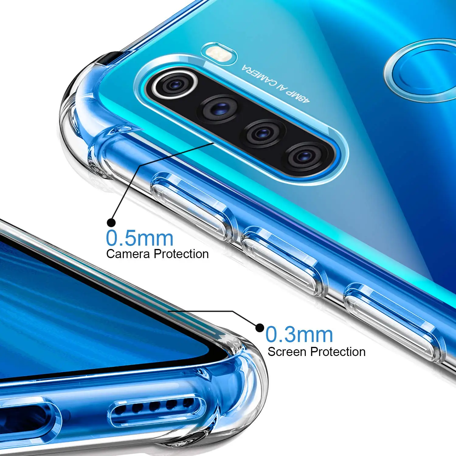 2-в-1 película,защитное стекло, бронь стекло для редми нот 8 про стекло Redmi 8 Pro Note 8T Экран протектор Note 8T объектив cтекло на редми нот 8т Стикеры cтекло ксиоми ноут 8 т nfc redmi note8 t xiaomi