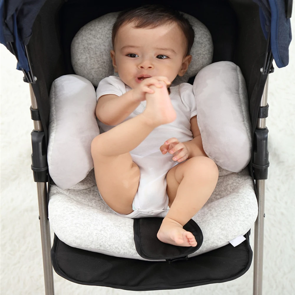  Baby Stroller Pad Infant Protective Pillow Safe Cushion Car Seat Cushion Head Neck Body Soft Protec