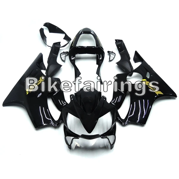 Полный обтекатели для Honda CBR600F4i 2001 2002 2003 CBR600 F4i 01 02 03 ABS пластиковые детали для мотоцикла кузов-черный глянец