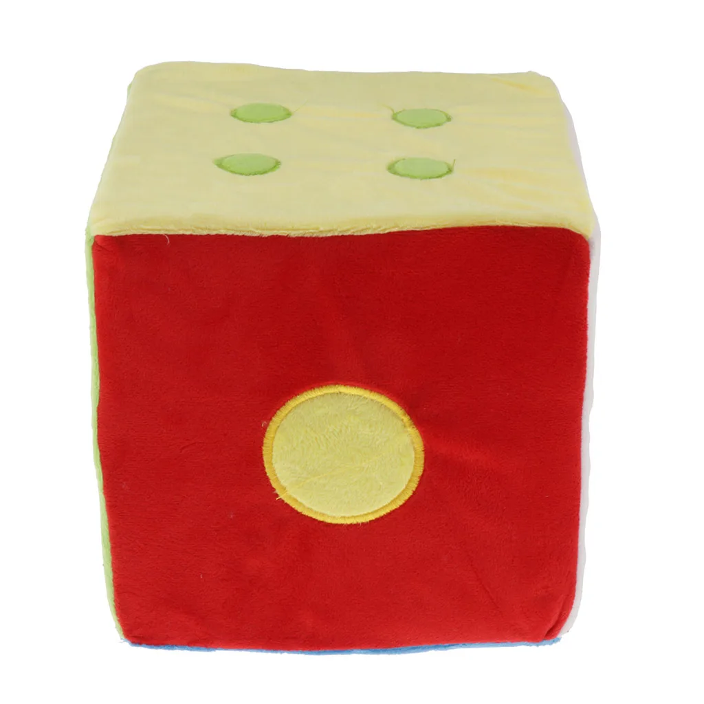 20cm Large 6 Sided Plush Dice Kids Stuffed Toys Cubic Pillow Cushion Sofa Decoration for Children