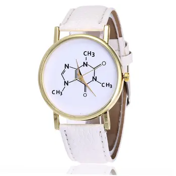 

Chemical equation pattern ladies leather strap quartz watch for women watch women romantic wrist dress watchClearance