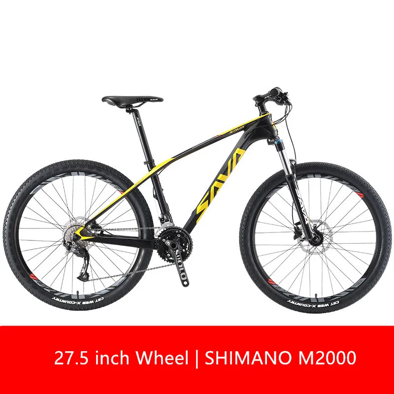 27.5 inch yellow Горный велосипед MTB карбоновая рама LTWOO сдвиг Гидравлический дисковый тормоз 26 27,5 29 дюймов колеса Bicicleta - Цвет: 27.5 inch yellow