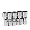 3/8" Drive Hex Short Socket Wrench Head Anti-rust 6 Point Socket Set Adapter Torque Spanner Ratchet Socket Wrench Nut Removal 5