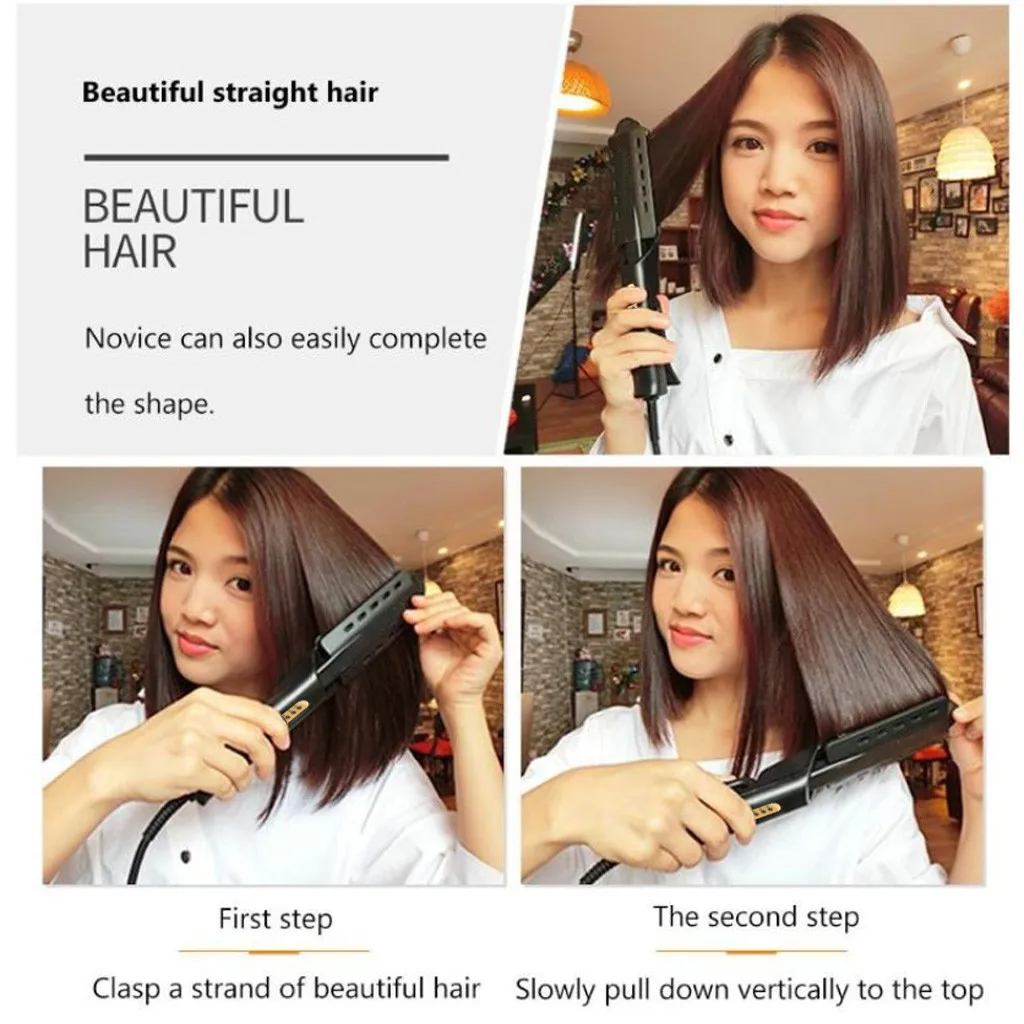 H841c4db87d8f4f4484a8ffdf07e410a3e Four-Gear Temperature Tourmaline Hair Straightener