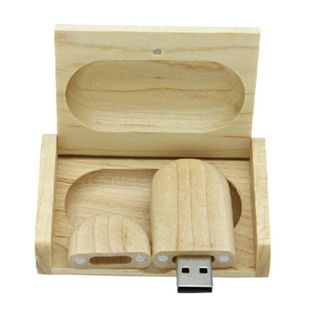 Прямая поставка, usb-флешка в форме U Stick, пять деревянных, овальной формы, USB 2,0, свадебные подарки, 8 ГБ, 16 ГБ, 32 ГБ, 64 ГБ, флешка