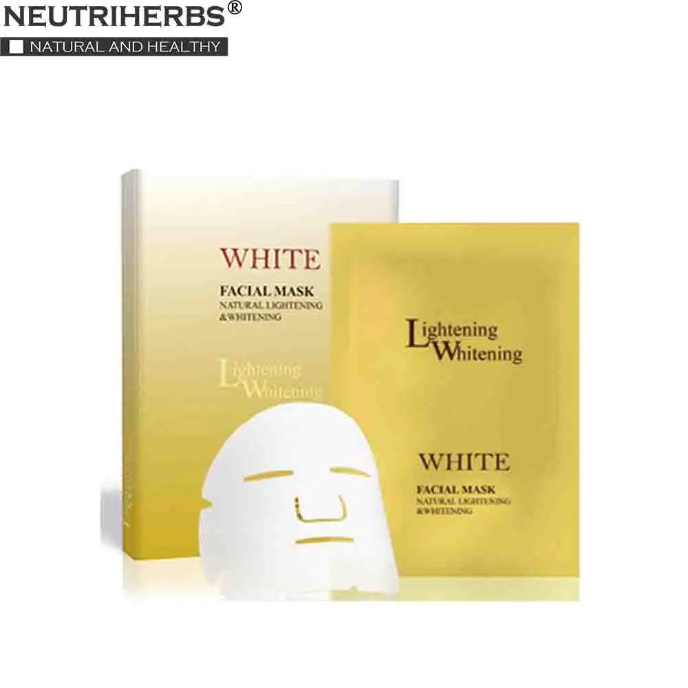 

NEUTRIHERBS Whitening Facial Mask Skin Care Face Masks Moisturizing Oil Control Natural Essence Collagen Whitening Mask 3pcs