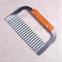 Волнистый Картофель Фрукты фри из нержавеющей стали режущие ножи кухонные аксессуары французский фри резак картошка фри чоппер