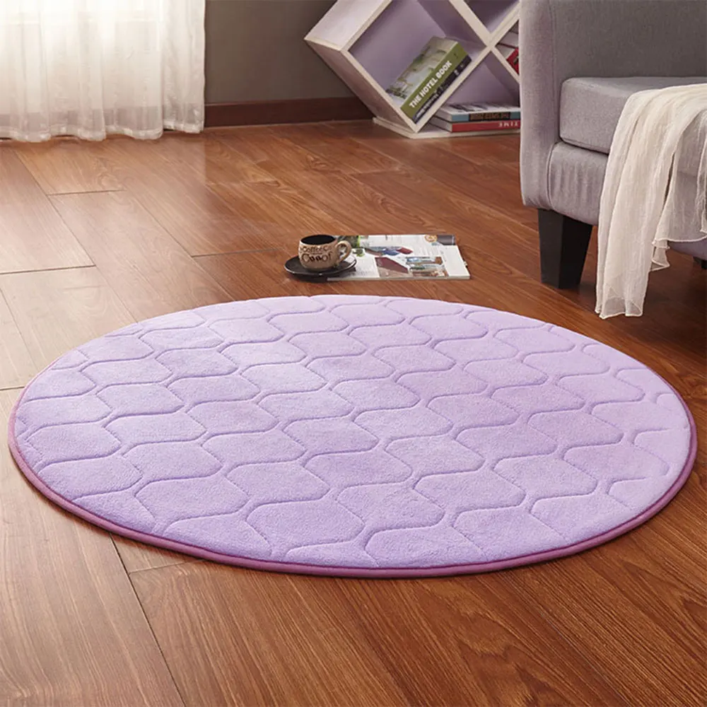 Purple Комната мусульманский Будда Cusions мат Многофункциональный многоцветный домашний поклонение чай церемониальный коврик утолщение коралловой шерсти 50 см* 50 см - Цвет: Purple