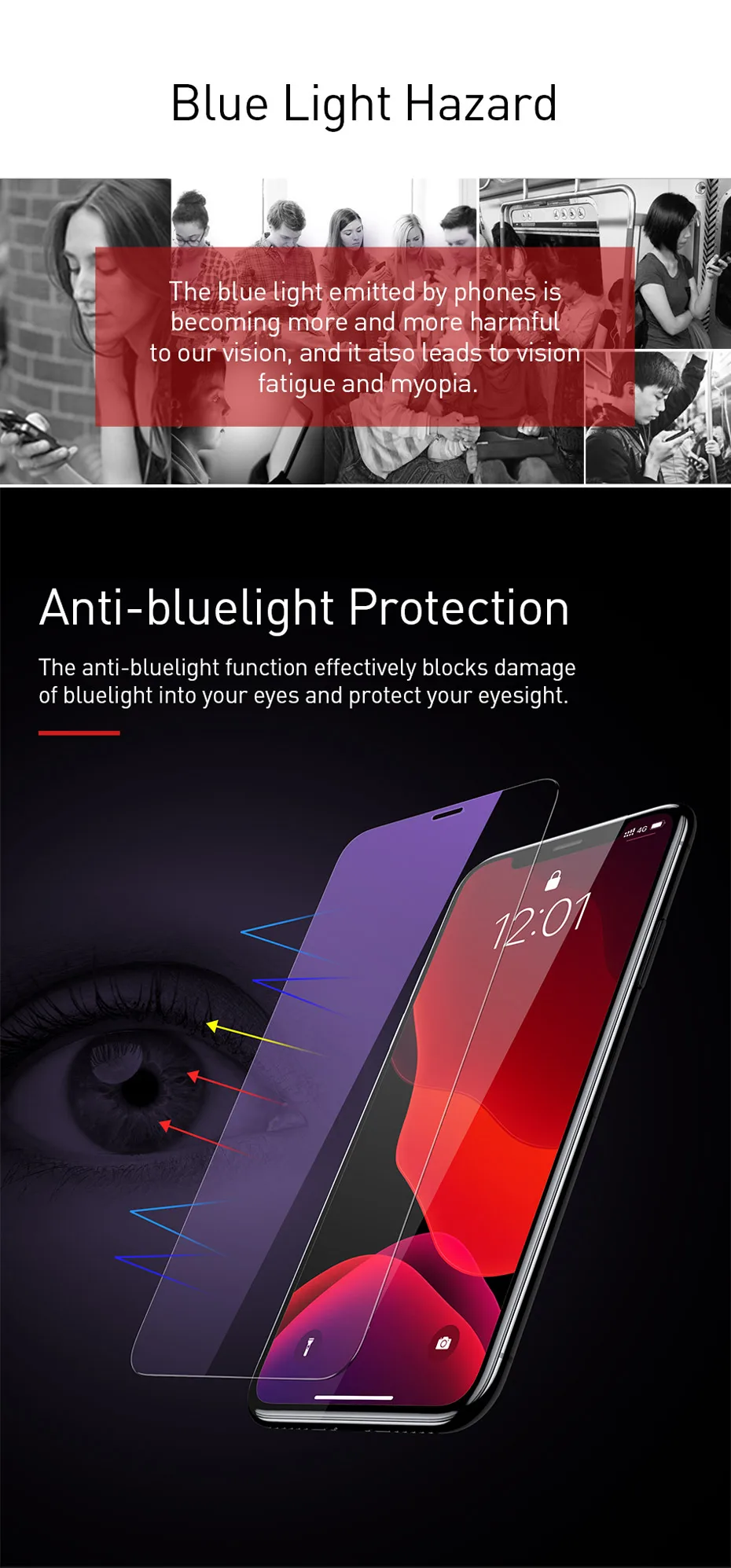 Baseus 0.15mm Ultra Thin Tempered Gla   ss Screen Protector