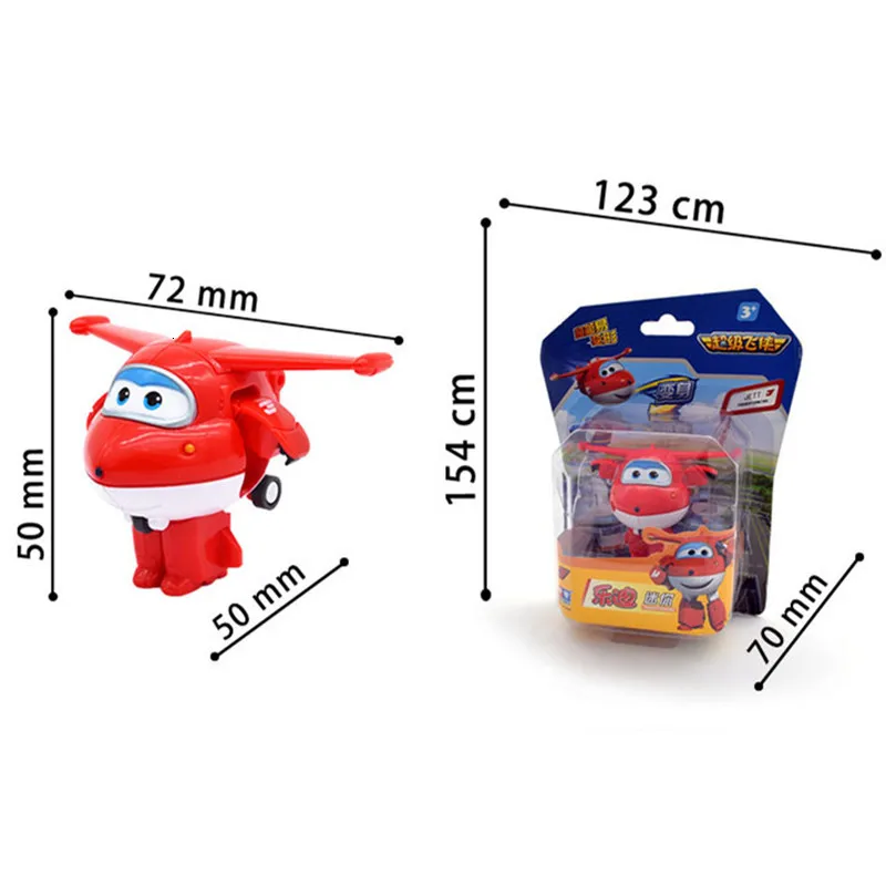 26 Style Super Wings Mini Airplane ABS Robot toys Action Figure Super Wing transformer Jet Animation Children Kids Gift