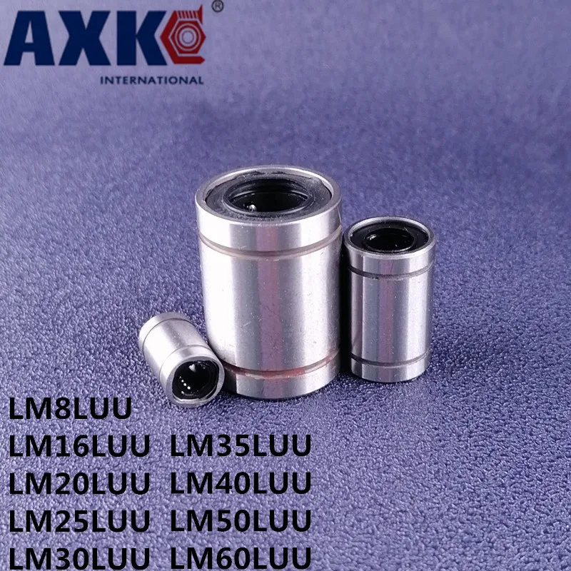 LM8LUU LM16LUU LM20LUU LM25LUU LM30LUU LM35LUU LM40LUU LM50LUU LM60LUU 2Pcs Linear Bushing CNC linear Bearings Shaft Parts|Bearings| - AliExpress