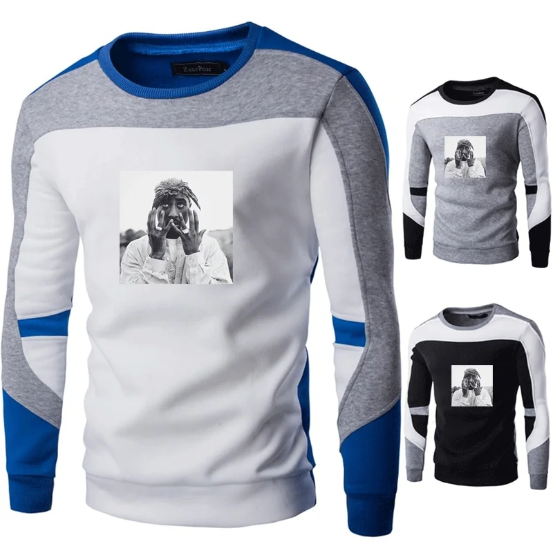 

ZOGAA 2020 Spring Autumn Men's Sweaters Guys Cotton Hip-hop Patchwork Stitching Sweaters Male Casual Warm Sweater Men