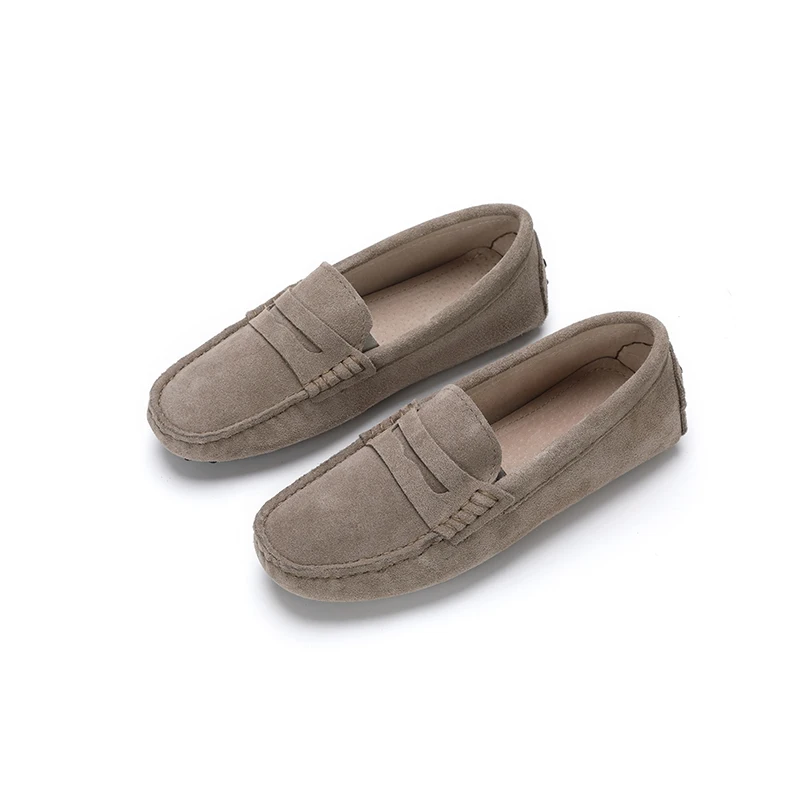 Shoes Women Genuine Leather Spring Flat Shoes Casual Loafers Slip On Women's Flats Shoes Moccasins Lady Driving Shoes 4