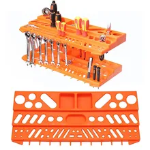 Аппаратные средства подвесная доска ящик для инструментов винт ключ, дюймовый стандарт классификации компонент Запчасти ящик для хранения с крышкой в гараж или мастерскую стеллаж для хранения