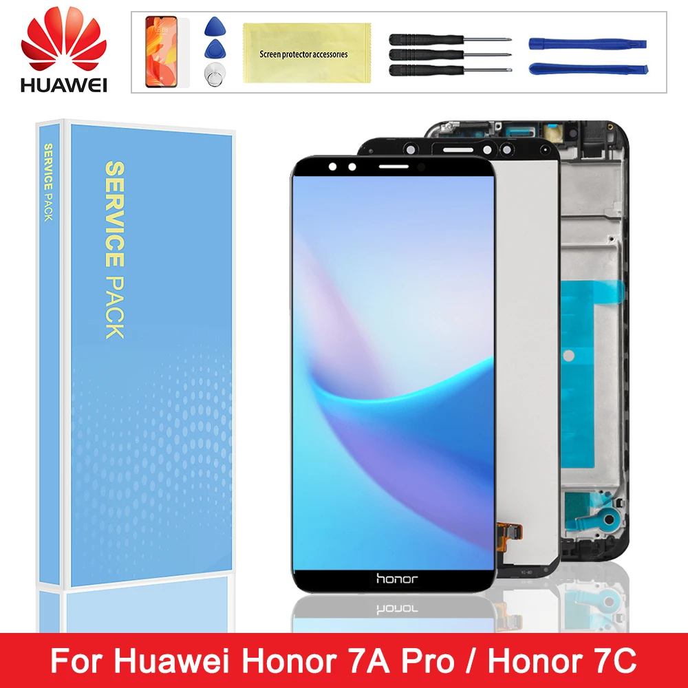 

Original Display For Huawei Honor 7A Pro AUM-L29 LCD Display Touch Screen Digitizer Assembly Frame For Huawei Honor 7C AUM-L41