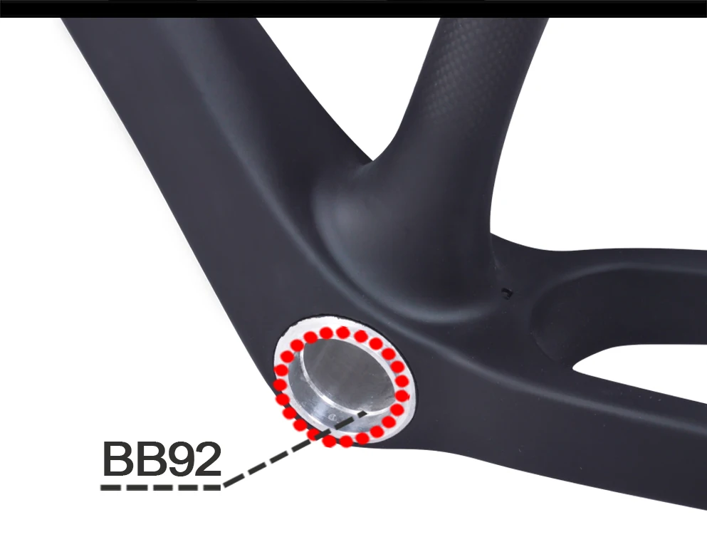 Perfect 2019 BXT 26er MTB frame 16/14inch 3K matte/glossy ultra light children bicycle frame 26 carbon kids frame + headset+clamp+BB92 14