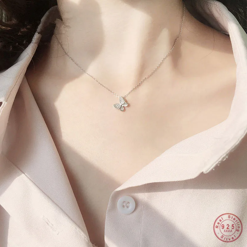 Popular Butterfly Pendant Necklace 