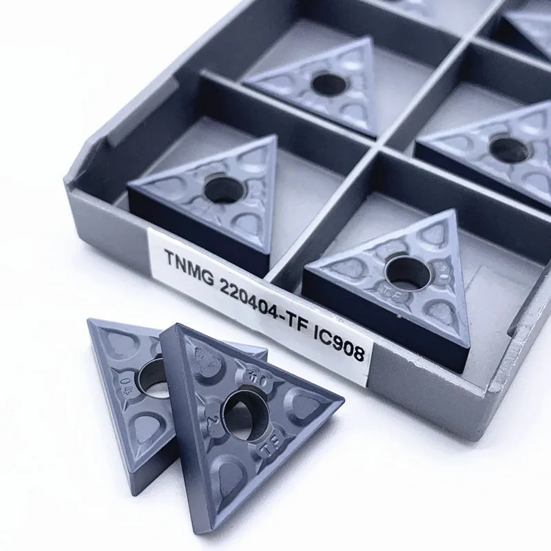 TNMG220404-TF IC907/IC908 External turning tool Carbide inserts CNC lathe Cutting tools Turning Inserts lathe collet chuck