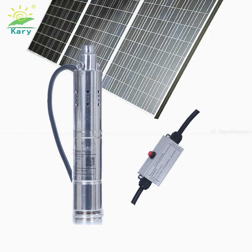 

lift 40m 1hp 1.5hp 2M3/H flow rate DC 24v brushless motor solar water pump for home and farm water supply