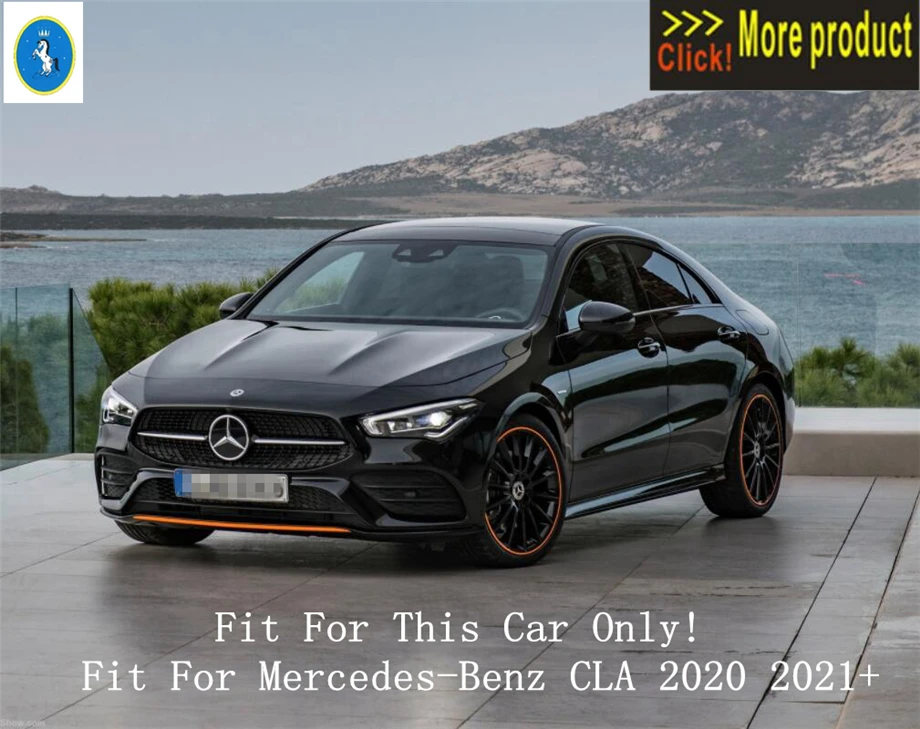 Front Bumper Air Inlet Vent Decorative Protective Strip Cover Trim Exterior Kit For Mercedes Benz Cla 200 C118 W118 2020 2021 Chromium Styling Aliexpress