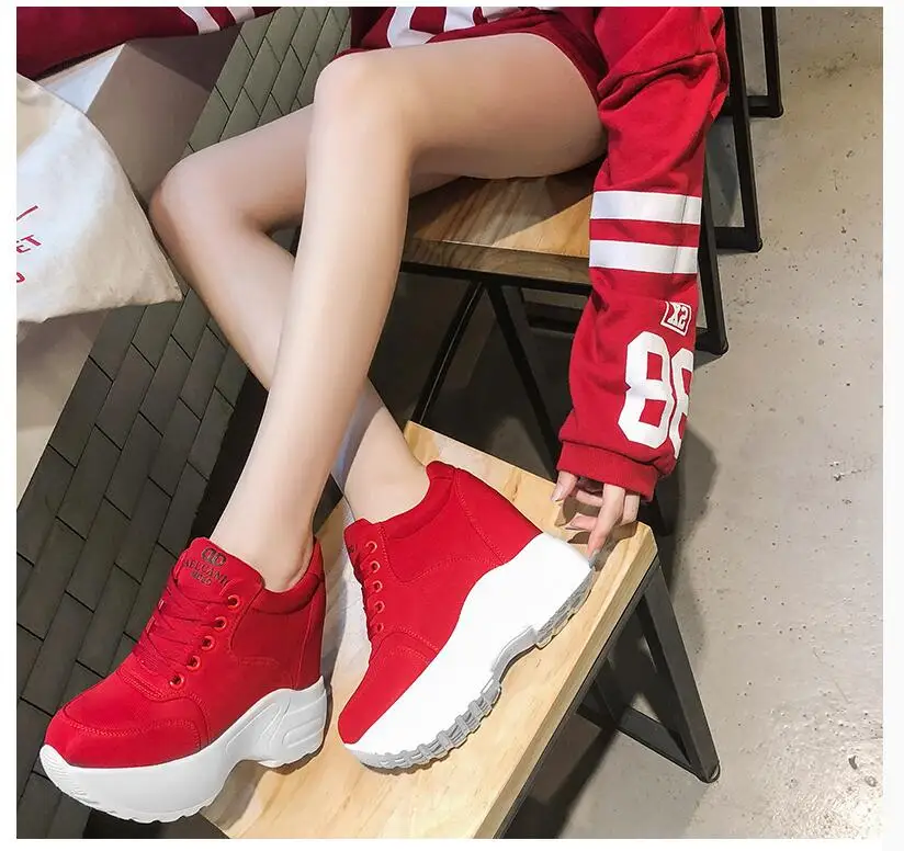 10cm Platform Wedge Sneakers - true-deals-club