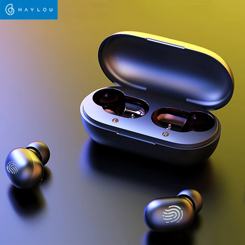 Беспроводные наушники Haylou Gt1 Tws Bluetooth отпечаток пальца сенсорная HD