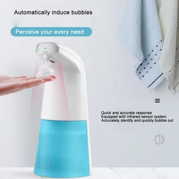 

Automatic Foam Soap Dispenser Induction Liquid Hand Washing Machine Infrared Motion Sensor Dish Soap Dispenser Kitchen Bathroom