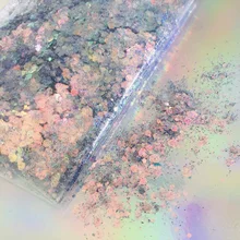 

18 Design Unicorn Tears Cosmetic Glitter Color shifts 50g Mermaid tears mix Nail Art Glitter Mermaid Dreams ,Holographic Glitter