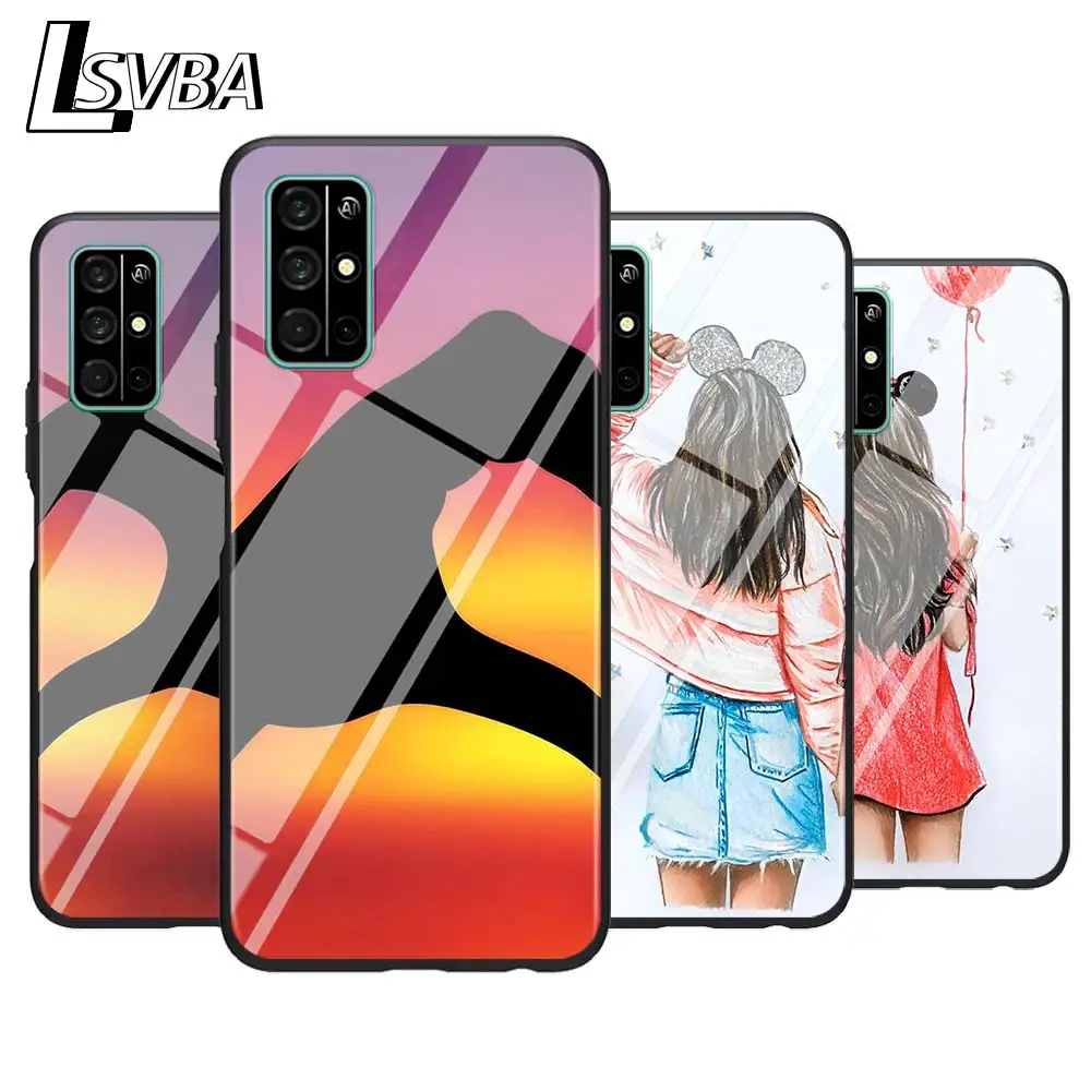

For Huawei Honor 9A 9C 9S 9X Lite Phone Case Best Friend Forever for Honor 30 Pro Plus 20S 8A 8C 8S 87 7C 7S Silicone Cover