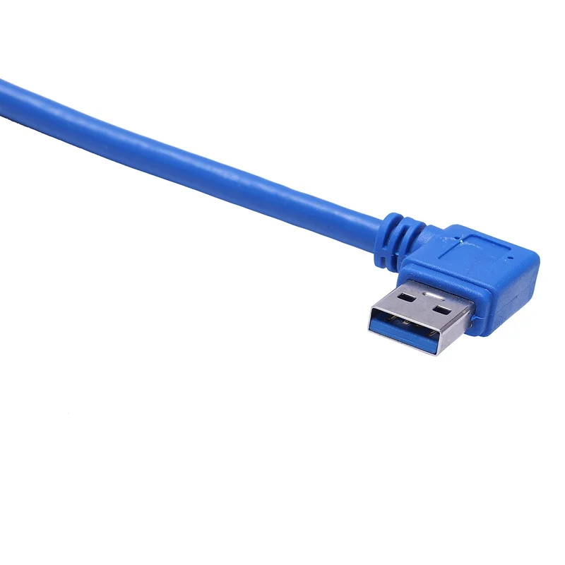 USB 3,0 правый угол папа к USB 3,0 мама удлинитель 1 фут