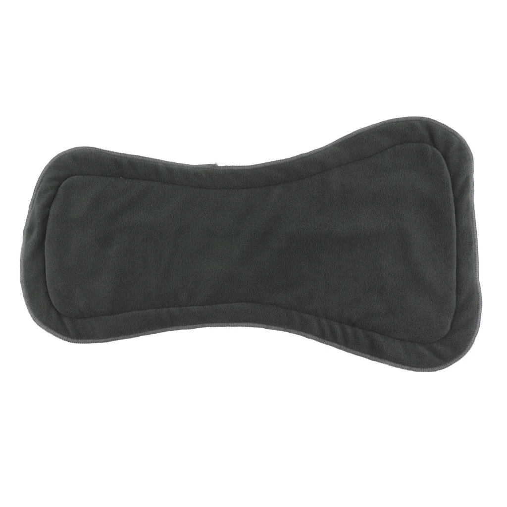 Washable Adults Cloth Diaper Insert Liners Incontinence Bamboo Charcoal Nappy Changing Pad 5