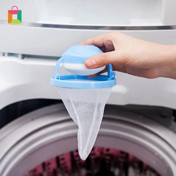 

Hot Laundry Hair Catcher Reusable Filter Bag Floating Pet Fur Remover Lint Hair Catcher For Washing Machine Cozy