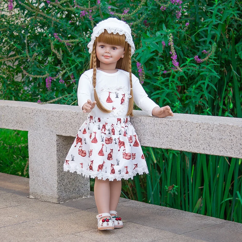 

30 inch KEIUMI full vinyl silicone reborn Baby Dolls Huge bebe reborn Toddler girl Toys Child Birthday Gift clothing model can s