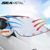 Outdoor Windshield Cover Snow Covers Sunshade Windproof Waterproof Anti Ice&Frost Sun Shade Magnet Auto Front Windscreen Cover ► Photo 1/6