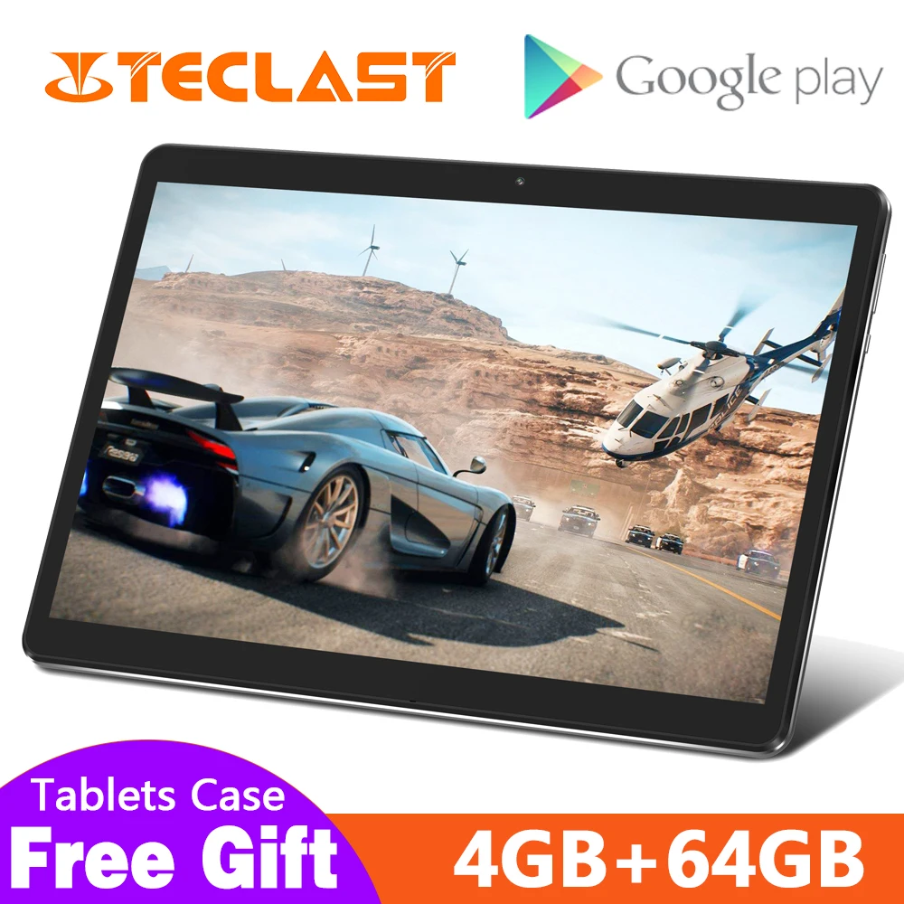 

Tablets Teclast M20 Tablet PC 10.1 Inch Android 8.0 Phone Call 1920*1200 IPS WiFi Dual 4GB RAM 64GB ROM Global Phablet OTG