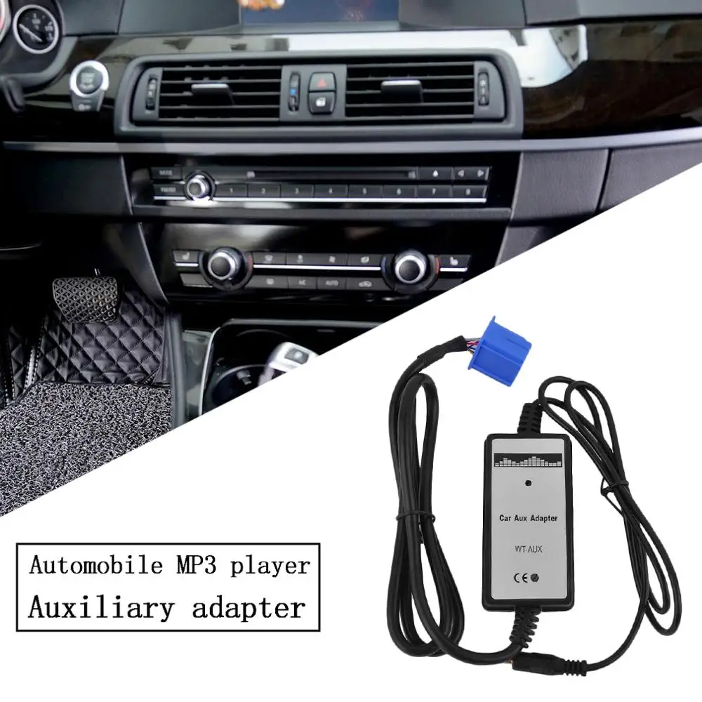 Универсальный Автомобильный Mp3 плеер с кабелем радио 3 5 мм Интерфейсный