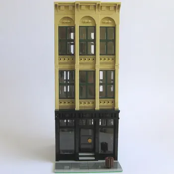 

City House Architecture Villa And Cottage Compatible Simulation building module Model MOC children's building blocks toy gift