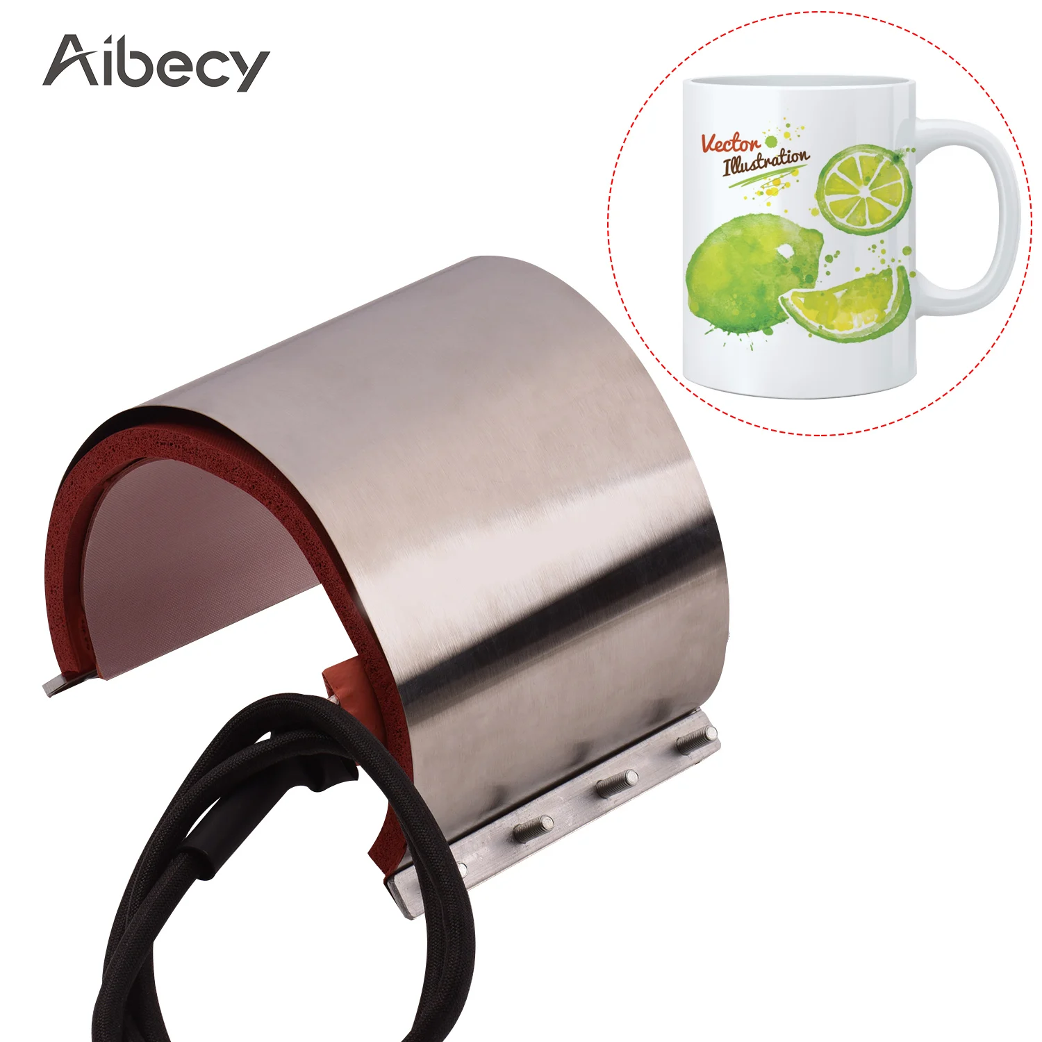 Чашка для кружки Aibecy термопресс перекачки насадка из силикагеля 11 унций (12*23 5 см)