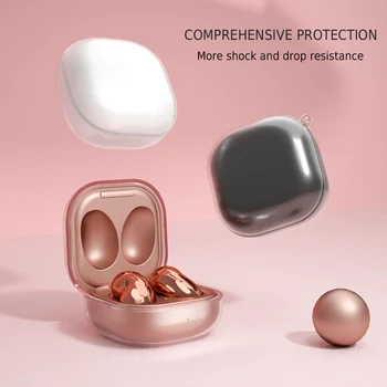 

TPU Protective Cover For Samsung Galaxy Buds Live Case Bluetooth Wireless Earphone Bag Case Charging Cover Box Shell Accessories