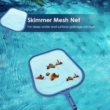 

Swimming Pool Skimmer Net Portable Rubbish Cleaning Mesh Catcher Bag Pool Cleaner Pool Swimming Aquarium Cleaning Accessories