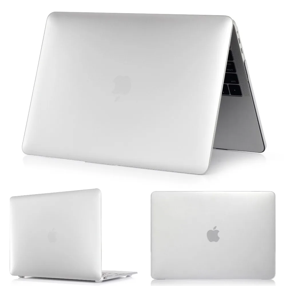 Матовый полный чехол для ноутбука MacBook Air 13 A1932 Pro retina 11 12 13 13,3 15 15,4 Новая сенсорная панель, для Macbook New Pro 13 A2159 - Цвет: Прозрачный