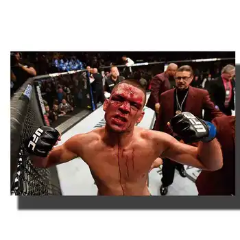 

Z12 Nate Diaz MMA-UFC-Welterweight Poster Painting12x18 14x21 24x36 27x40in Print Decoration Room Wall Picture Custom