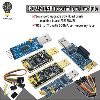 WAVGAT FT232BL FT232RL FT232 USB TO TTL 5V 3.3V Download Cable To Serial Adapter Module For Arduino USB TO 232 support win10 yaosheng cp2102 usb to ttl adapter module blue silver