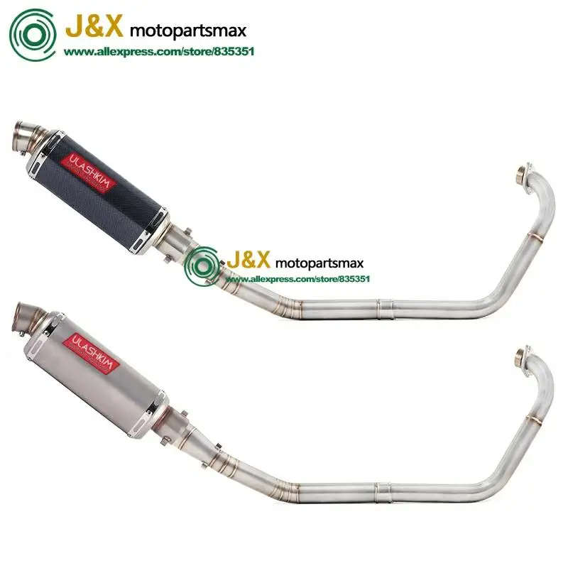 Полная выхлопная система мотоцикла Escape slip on для yamaha YZF R15 MT15 MT-15 2008- средняя труба глушителя DB-Killer