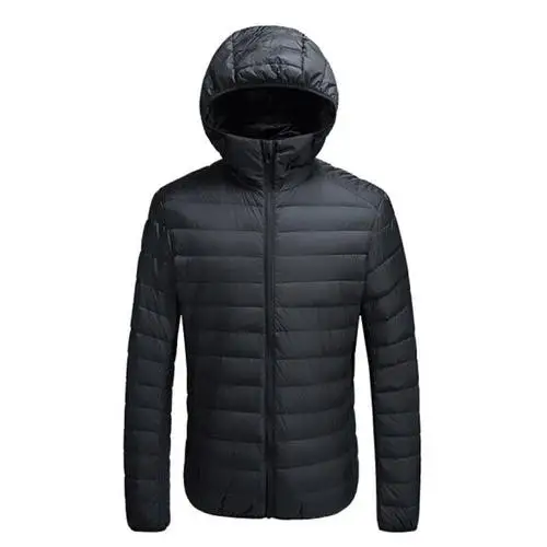 Новинка плюс 9XL 10XL 11XL пуховое пальто большие размеры, для мужчин 90% ультра легкий пуховик для мужчин Lightweigh теплое пальто с капюшоном Перо парка - Color: N13-G12